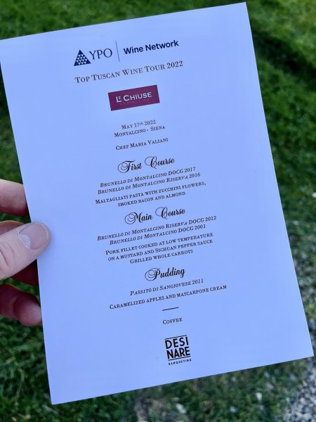 Private dinner