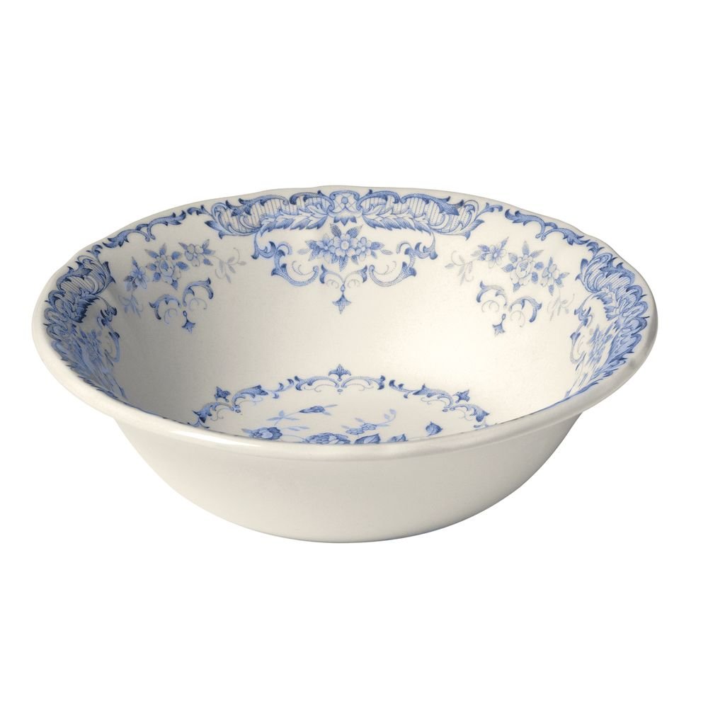 Set of 6 fruit bowls blue roses