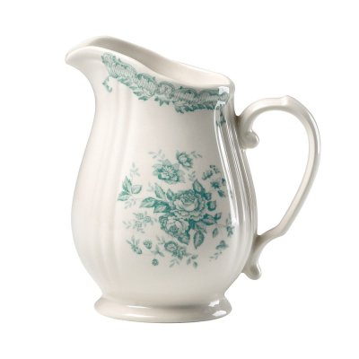 Jug turquoise roses