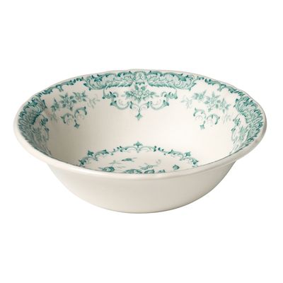 Salad bowl turquoise roses