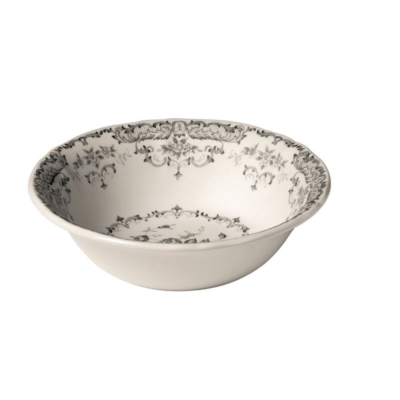 Set of 6 fruit bowls black roses