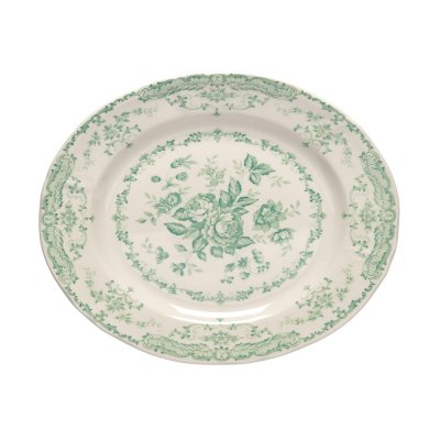 Vassoio ovale rose verde