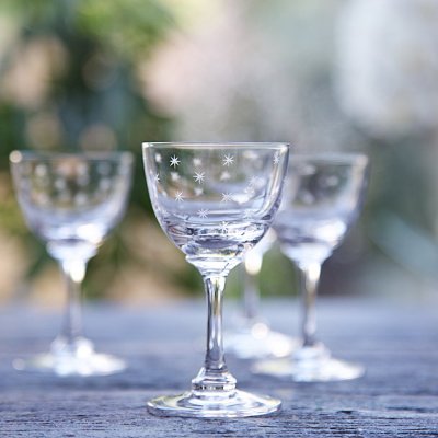 Set of 6 liqueur glasses