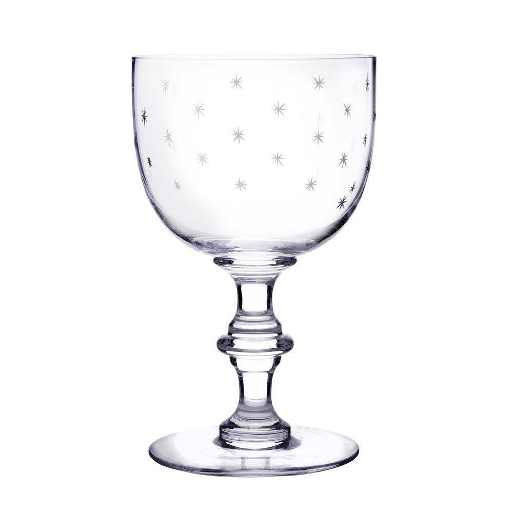 Set of 6 goblet wine glasses