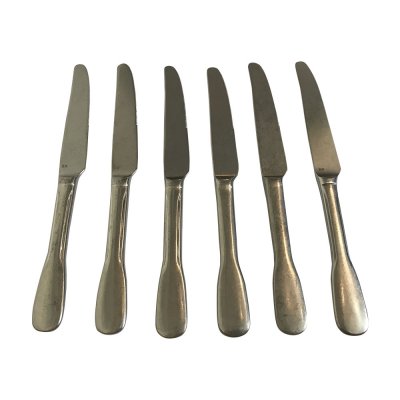 Set di 6 coltelli da tavola 