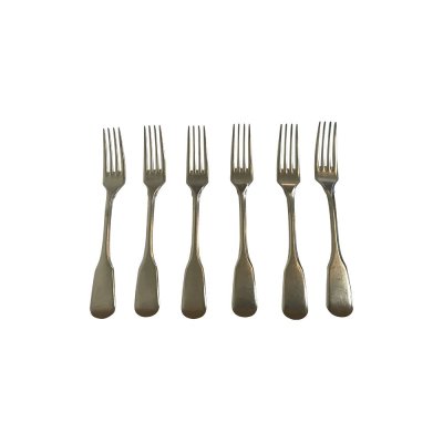 Set di 6 forchette frutta 