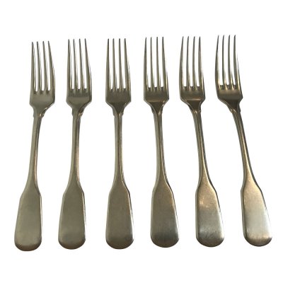 Set di 6 forchette tavola 
