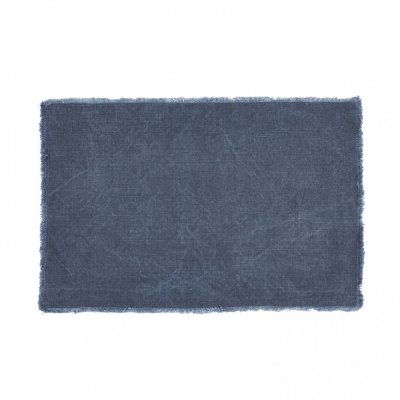 Place mat linen petrol