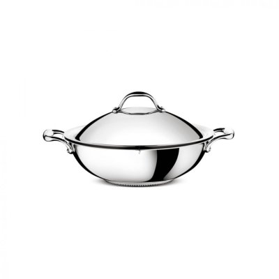 Wok con coperchio e griglia